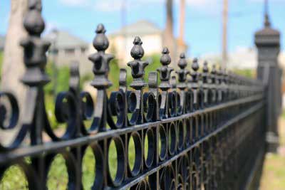 Unique designed aluminum fence installed for a property in Pam Beach County, FL